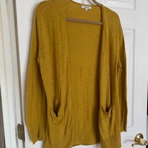 Mustard Yellow Madewell Cardigan